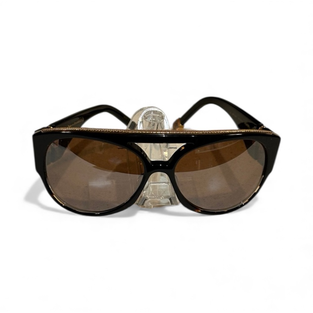 SHAMBALLA BY LARRY SANDS “Purpa 1” gold Tortoise sunglasses brown. Pre owned